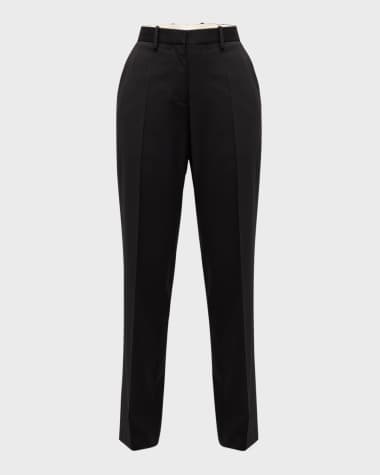 Helmut Lang Wool Flat Front Pants