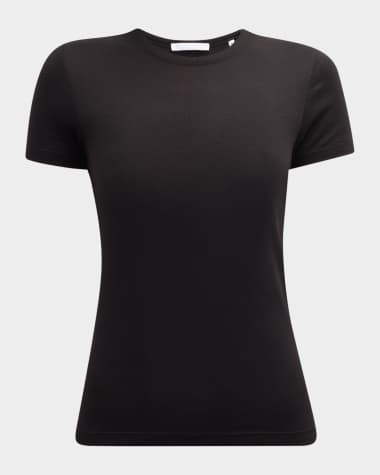 Helmut Lang Classic Short-Sleeve Rib Tee