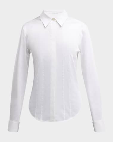Helmut Lang Fitted Button-Front Shirt