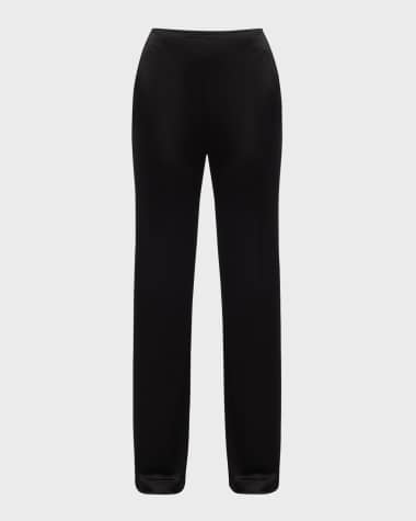 Helmut Lang Straight-Leg Fluid Pull-On Pants