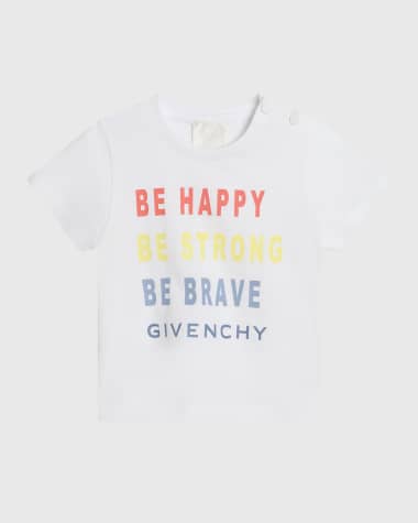 Givenchy Boy's Fancy Logo-Print Short-Sleeve T-Shirt, Size 12M-3