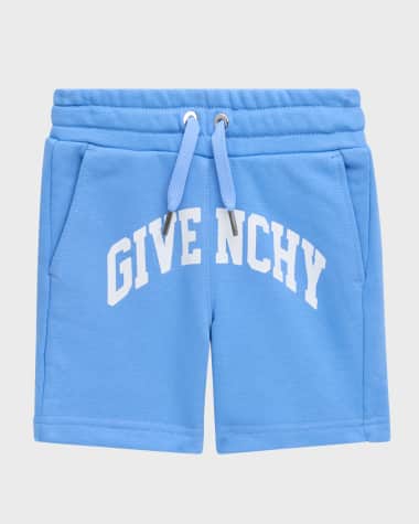 Givenchy Kids appliqué-logo short-sleeve shortie - Pink