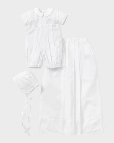 Kissy Kissy Kid's Graham Christening Button Off Gown, Size 0M-12M