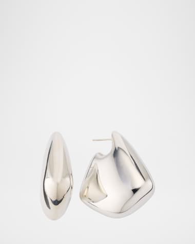 Bottega Veneta Large Fin Earrings