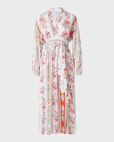 Melissa Odabash Rachel Maxi Wrap Dress