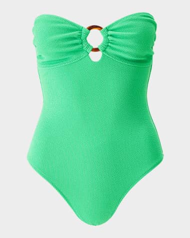 Melissa Odabash Barbuda Bandeau One-Piece Swimsuit