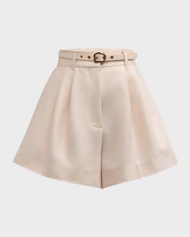 Zimmermann Natura Pleated Shorts