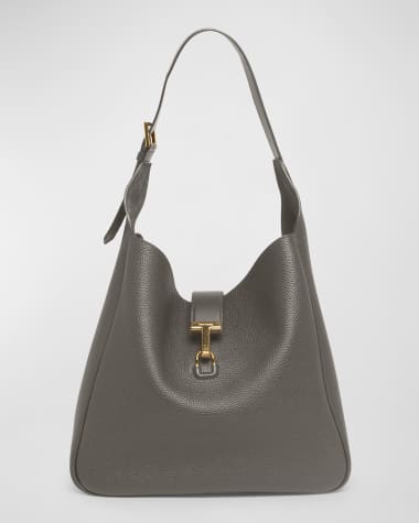 TOM FORD Monarch Medium Hobo Bag in Leather