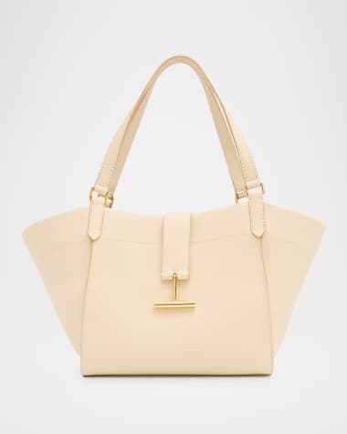 TOM FORD Tara Medium Grain Leather Tote Bag
