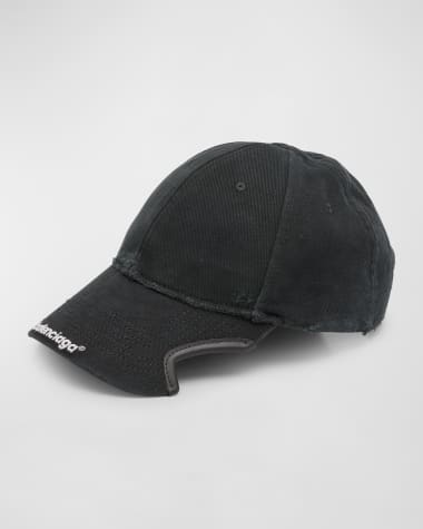 Balenciaga Men's Distressed Baseball Cap