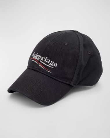 Balenciaga Men's Political Campaign Logo Baseball Cap