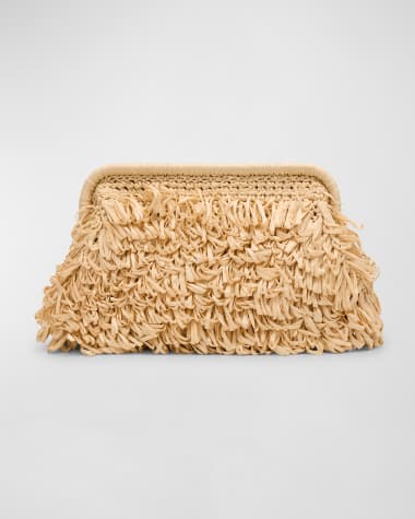 BTB Los Angeles Meila Fringe Clutch Bag