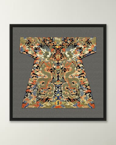 THE MET x Wendover "Velvet Textile for a Dragon Robe" Framed Giclee
