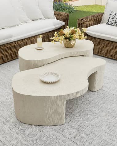 Palecek Nadia Outdoor Coffee Table, Short