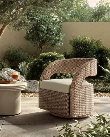 Four Hands Hawkins Outdoor Swivel Chair