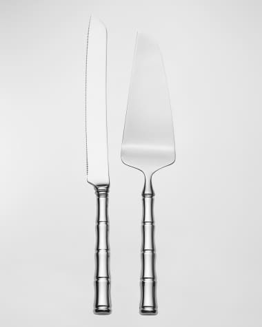 Towle Silversmiths Mandarin 2-Piece Cake Knife & Server Set