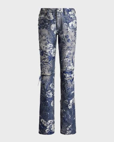 Ralph Lauren Collection Embellished 160 Slim Denim Jeans