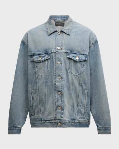 Balenciaga Men's Oversized Denim Jacket