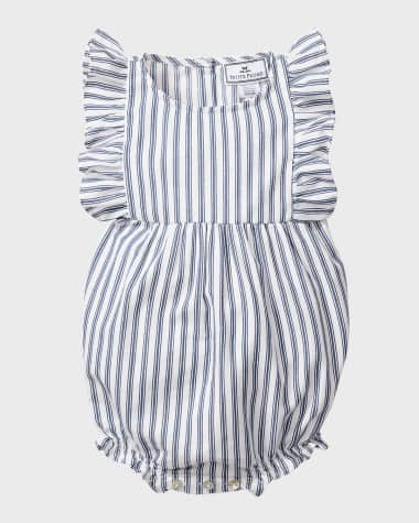 Petite Plume Kid's Printed Ruffled Bubble Romper, Size 0M-24M