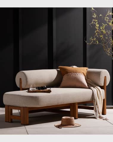Four Hands Malta Outdoor Left Arm Chaise