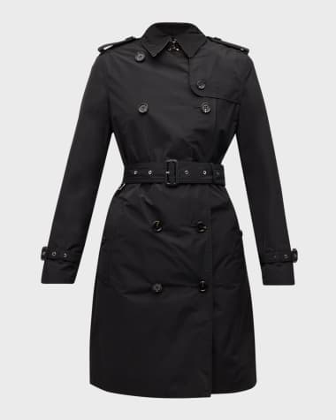 Burberry Kensington Double-Breasted Trench Coat