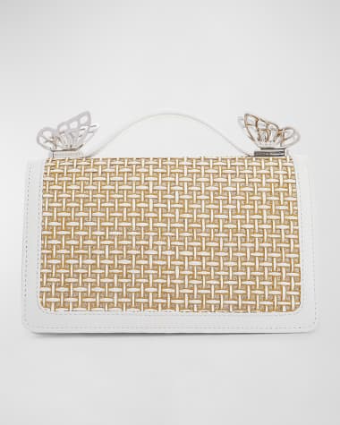 Sophia Webster Mariposa Flap Leather Shoulder Bag