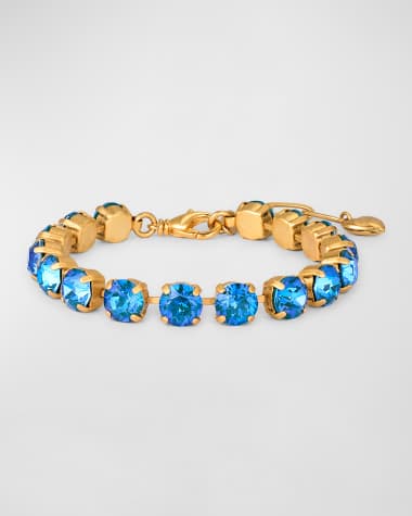 Elizabeth Cole 24k Yellow Gold-Plated Kaisa Crystal Bracelet