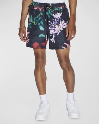 Ksubi Men's Flower-Print Boardshorts