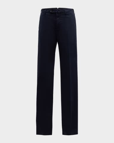 Incotex Men's Textured Solid Pants