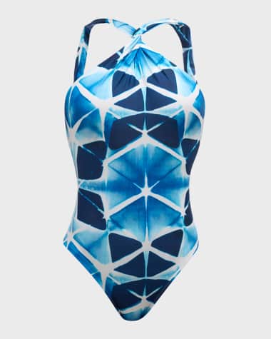 Lenny Niemeyer Twisted One-Piece Swimsuit
