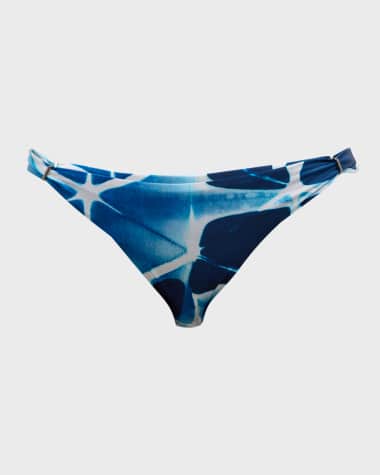 Lenny Niemeyer Tie-Dye Geometric Adjustable Bikini Bottoms