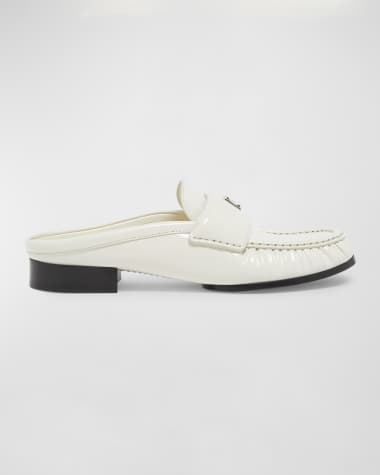 Givenchy 4G Patent Leather Mule Loafers