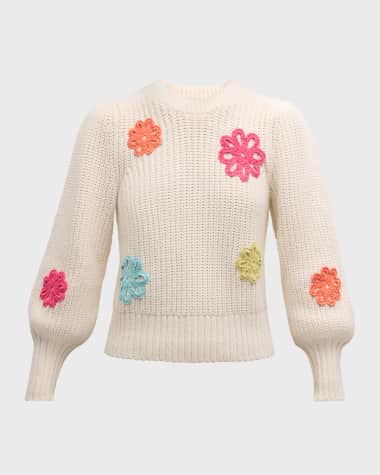 Rails Romy Daisy Embroidered Sweater