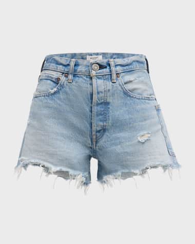 MOUSSY VINTAGE Mckendree Distressed Denim Shorts