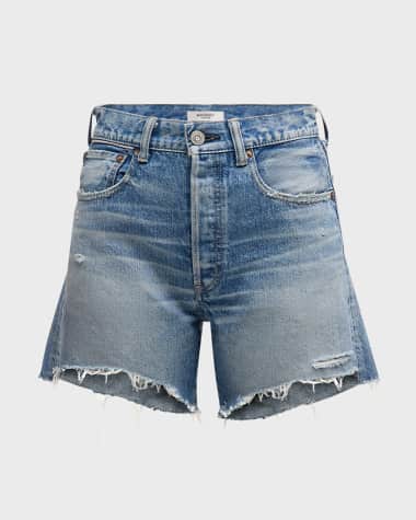 MOUSSY VINTAGE Graterford Distressed Denim Shorts