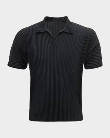 M*n様 homme plisse issey miyake 黒　ポロシャツサイ M*n様 homme plisse issey miyake 黒ポロシャツサイ