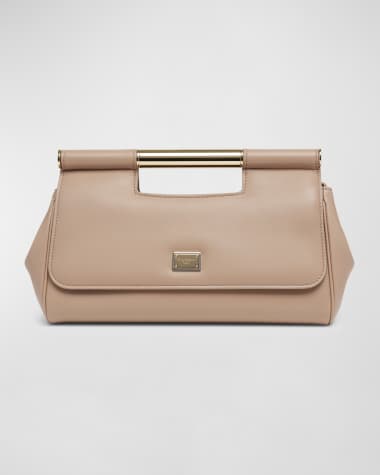Dolce&Gabbana Sicily Medium Metal Bar Clutch Bag