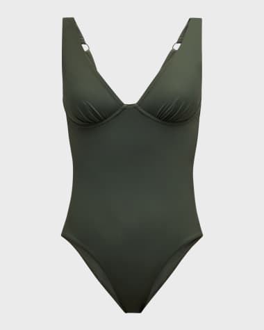 BONDI BORN Nimah Underwire One-Piece Swimsuit