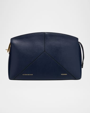 Victoria Beckham Zip Leather Clutch Bag