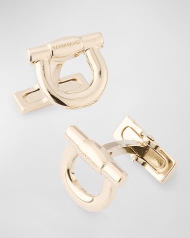 Ferragamo Men's Gancini Cufflinks