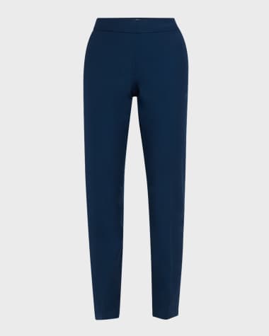 Lafayette 148 New York Manhattan Cropped Stretch Twill Skinny Pants