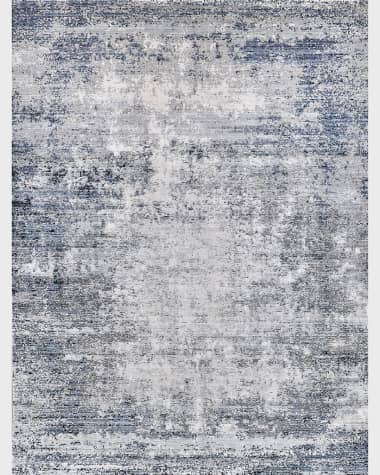 Exquisite Rugs Intrigue Power-Loomed Gray & Navy Rug, 9' x 12'