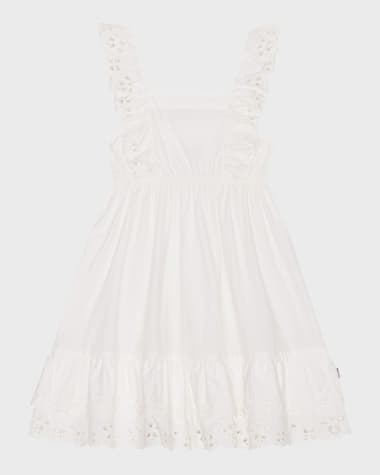 Molo Girl's Ceelos Embroidered Dress, Size 2-6