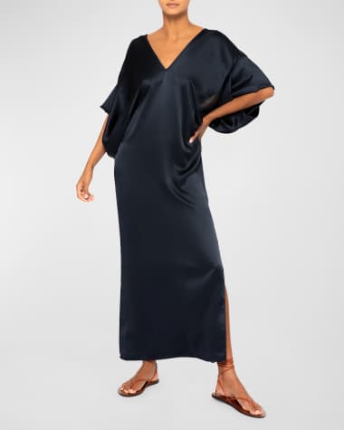 Jaline Beatriz Silk Maxi Kaftan