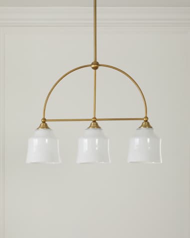 Neiman Marcus Three-Light Chandelier