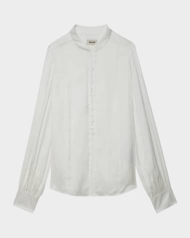 Zadig & Voltaire Twina Satin Blouse