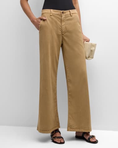 AG Jeans Caden Tailored Wide-Leg Trousers