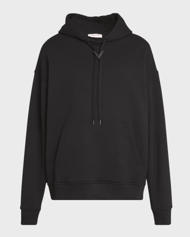 Valentino Garavani Men's V Logo Jersey Felpa Sweatshirt