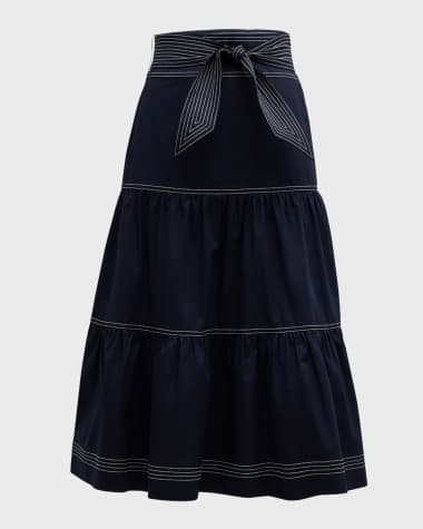 Veronica Beard Armida Midi Skirt