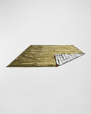 Healthyline Heat Reflective Survival Mylar Thermal Space Blanket, Set of 100